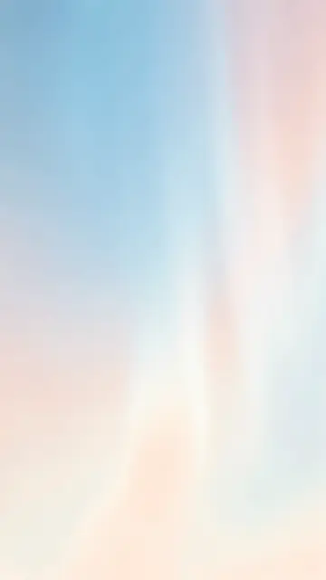 Smooth vertical gradient of soft blue, warm peach, and pearlescent white blended gently together