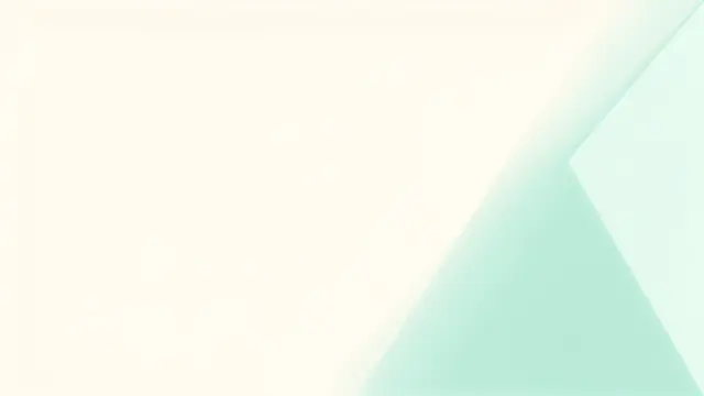 Pale off-white empty space occupies the left, with a soft-edged pale teal gradient shape entering from the right.