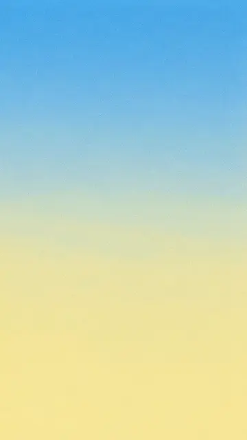 Vertical grainy gradient transitioning smoothly from sky blue at the top to soft butter yellow at the bottom