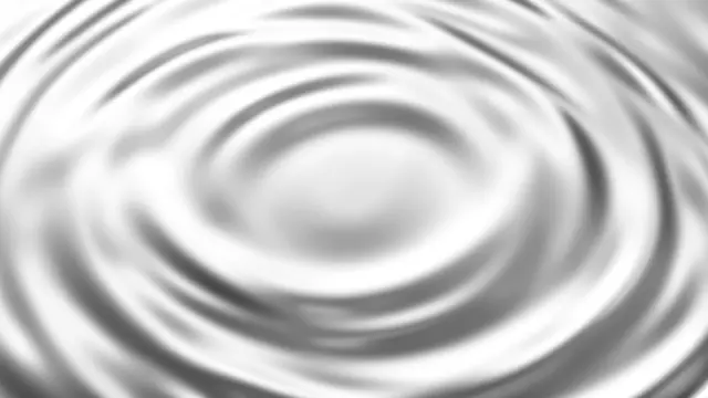 Smooth swirling rippled liquid silver surface with soft reflective gradients of gray and white
