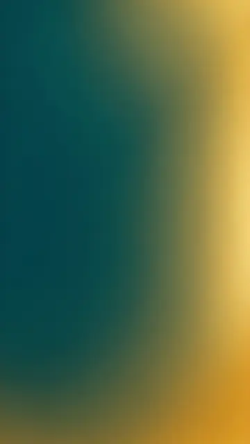 A smooth vertical gradient blending deep teal into warm golden yellow with soft glowing light