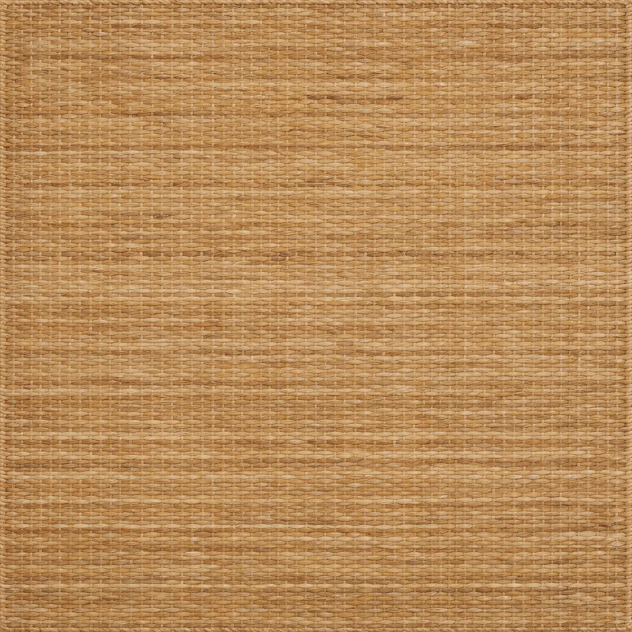 Full frame close up of even horizontal woven natural seagrass grasscloth texture in warm tan tones