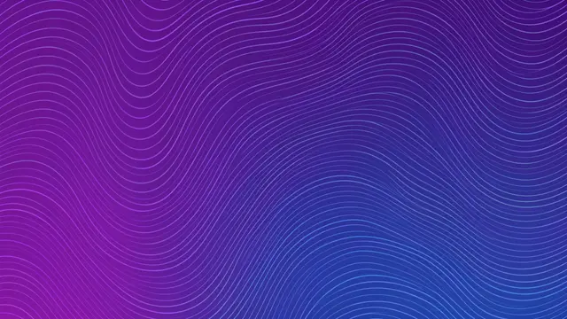 Smooth thin wavy lines flow across a seamless purple to blue gradient background