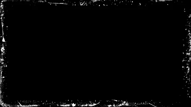 A solid pure black background framed by distressed white scuffs and specks along all edges