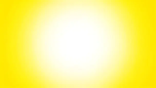 A smooth sunny yellow gradient background with a soft bright white glow centered in the frame