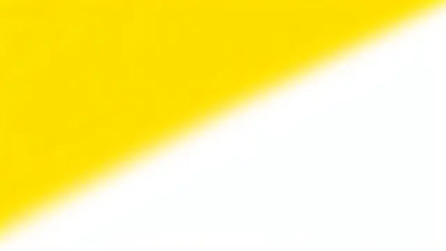A smooth diagonal split background with bright yellow in the top left and white in the bottom right, joined by a soft