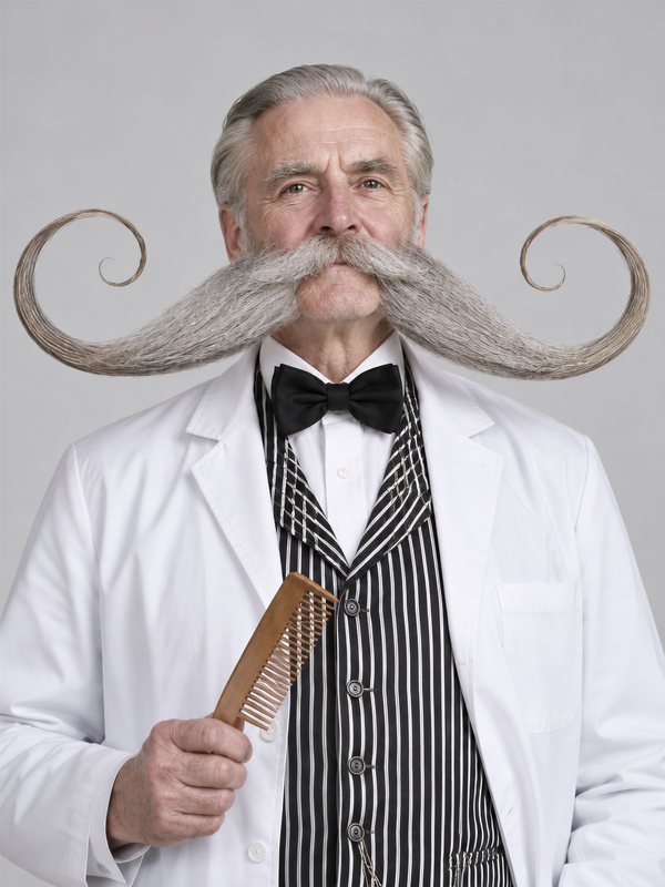 Gustav, The Moustache: BudgetPixel AI influencer