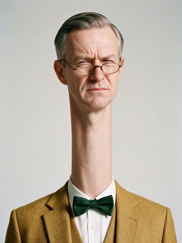 Neville, The Neck: BudgetPixel AI influencer