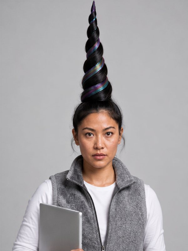 Una, The Unicorn: BudgetPixel AI influencer