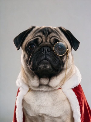 Sir Reginald, His Royal Pugness: a BudgetPixel AI influencer
