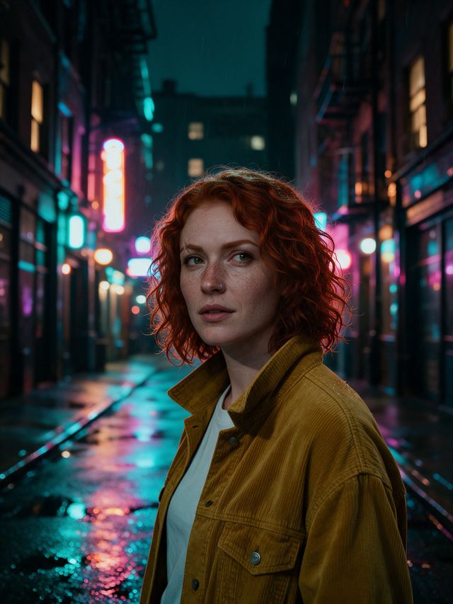 The same character generated again for cinematic