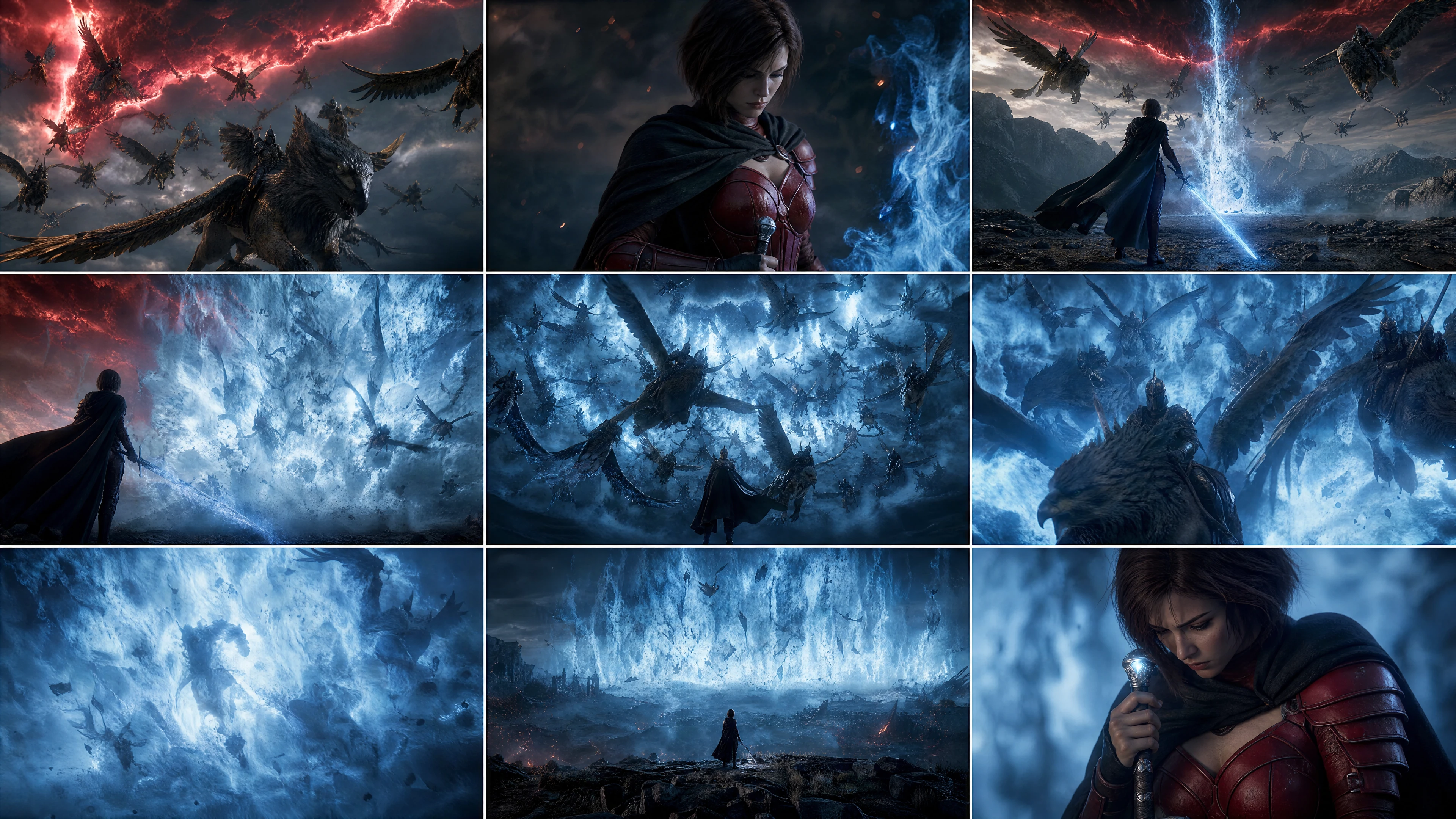 Reference-led generation and masked edits