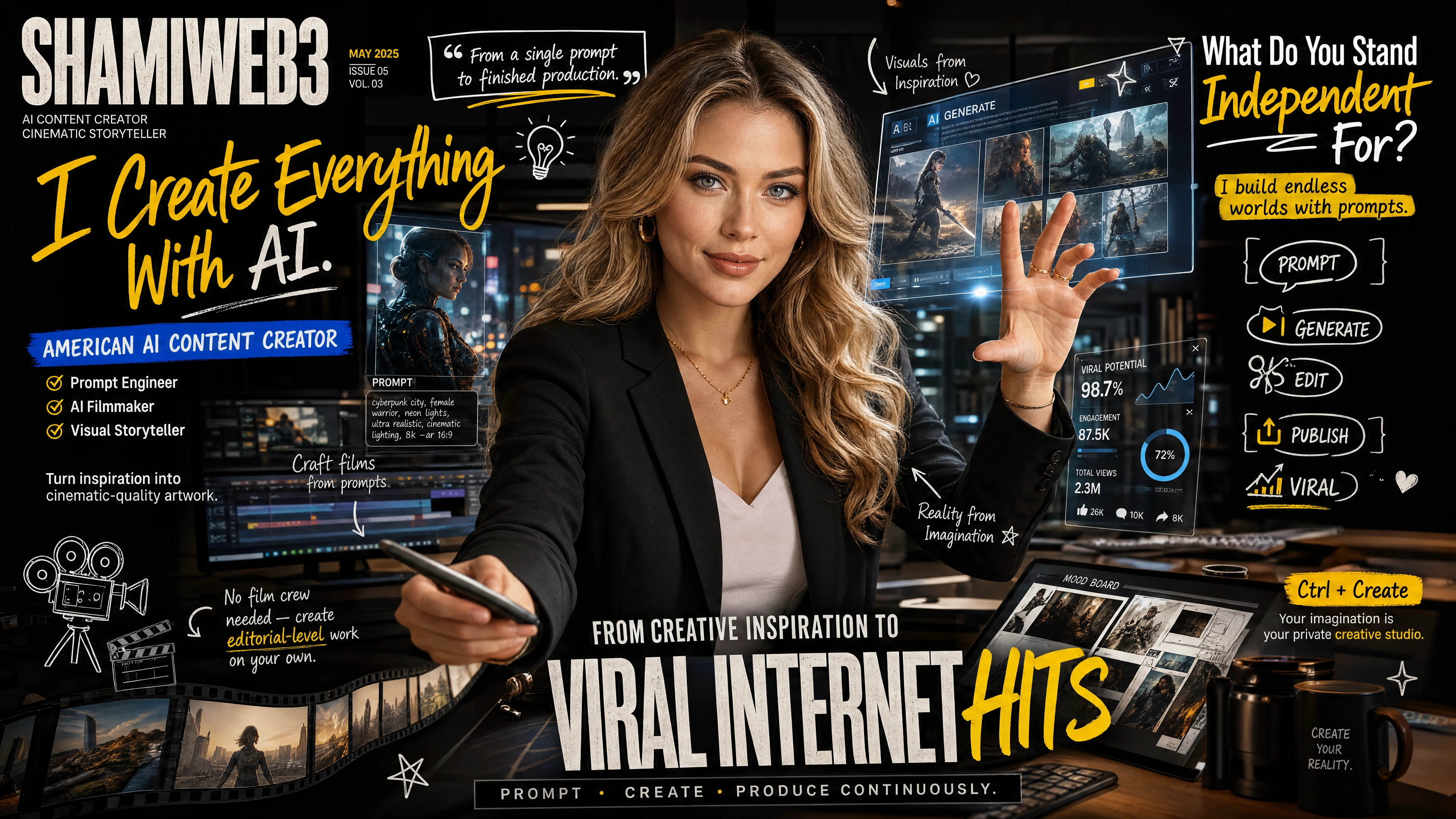Graphic & Text Content Creation