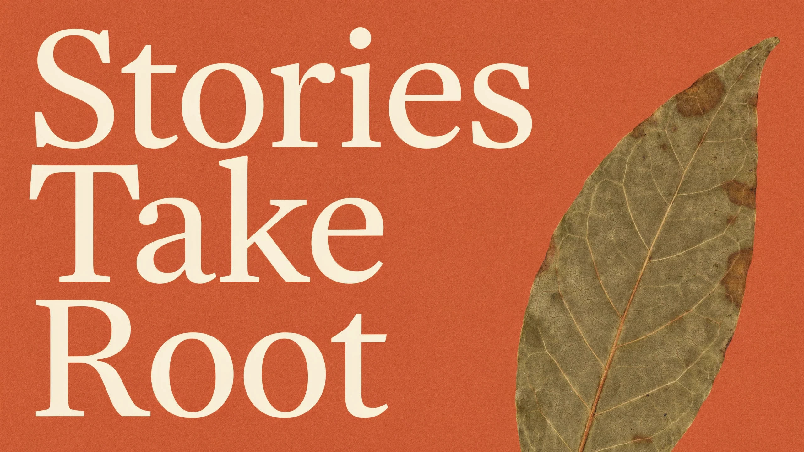 Typography built into the image