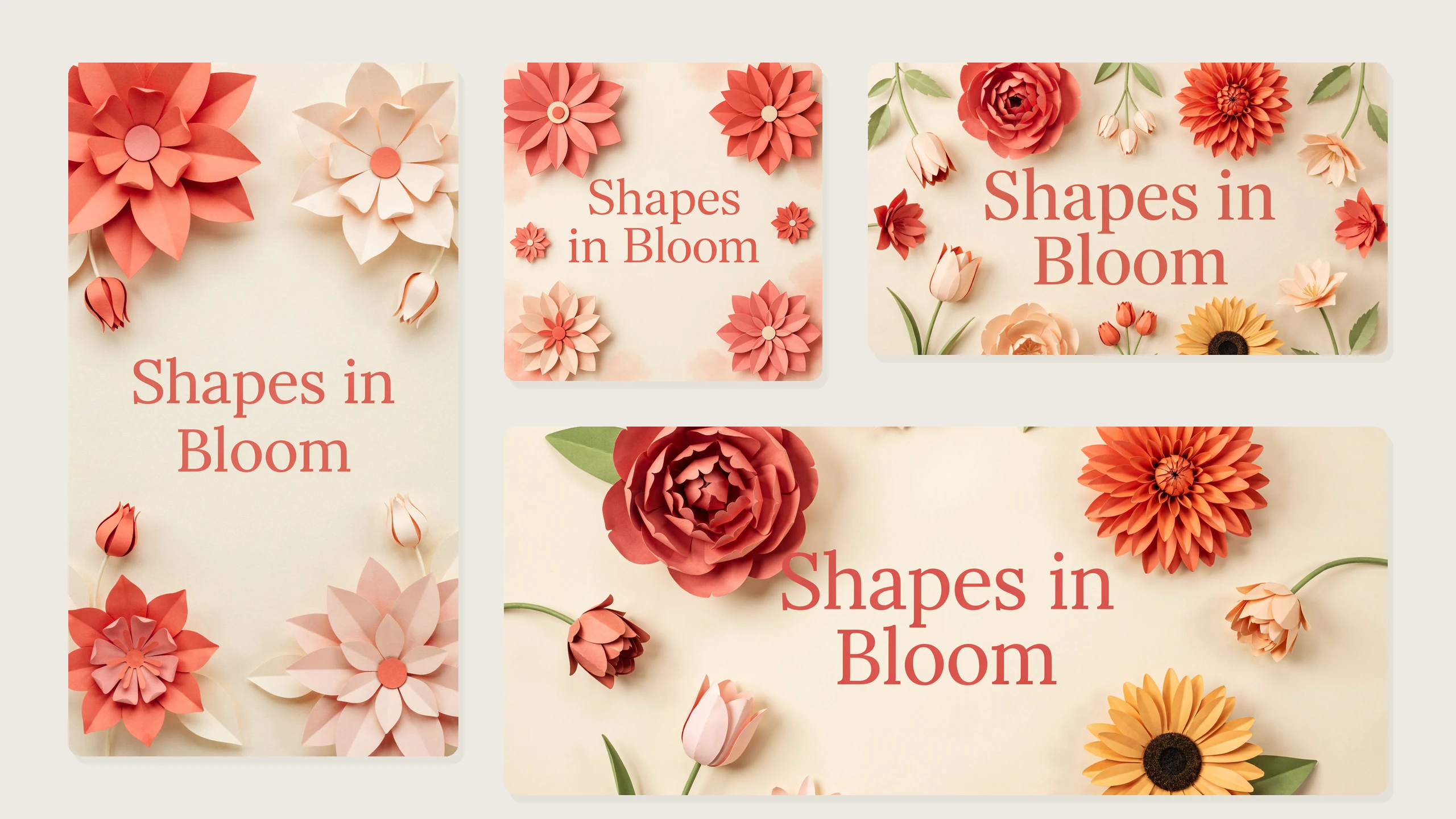 Layouts for different design formats