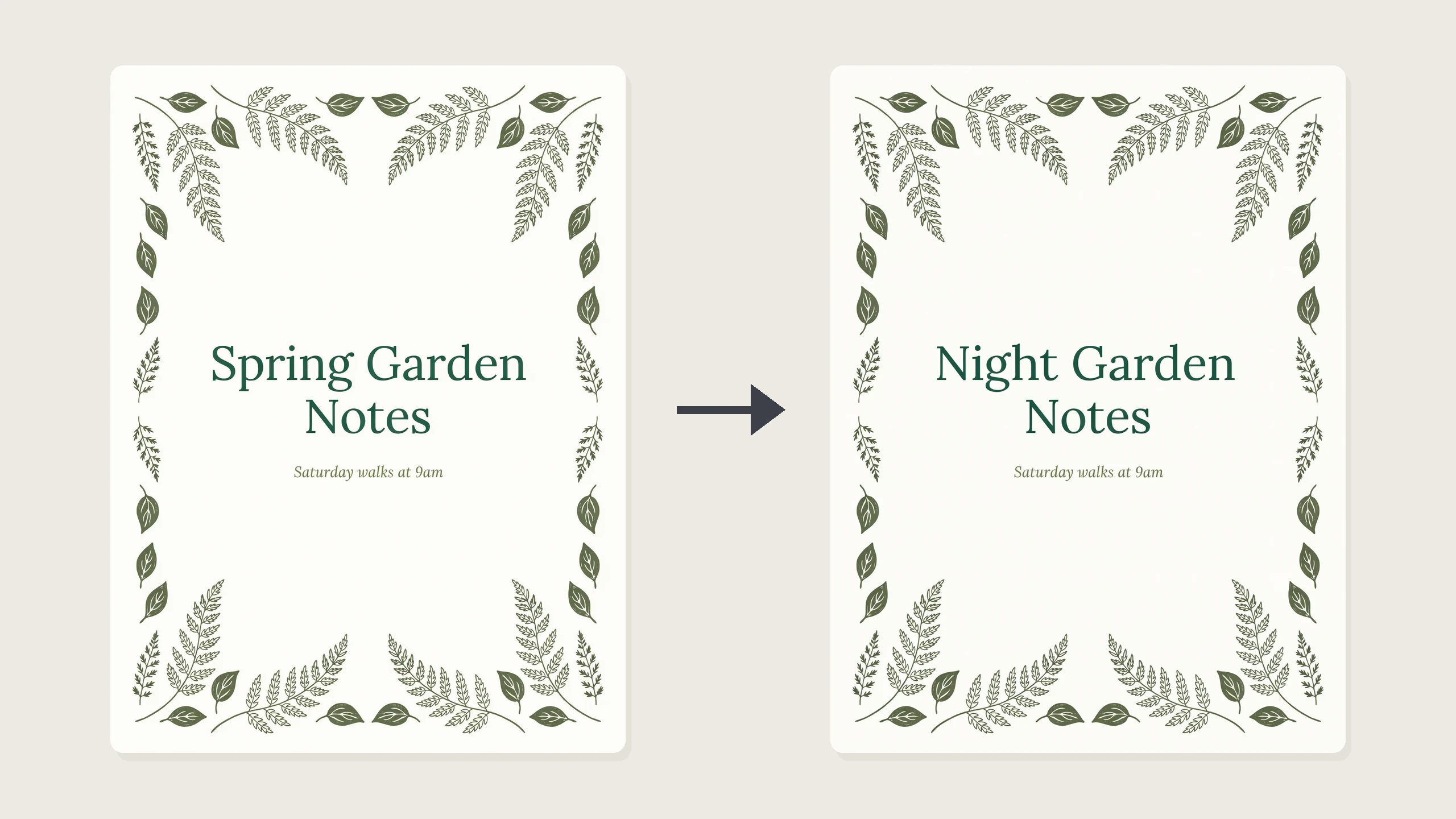 Existing design revisions