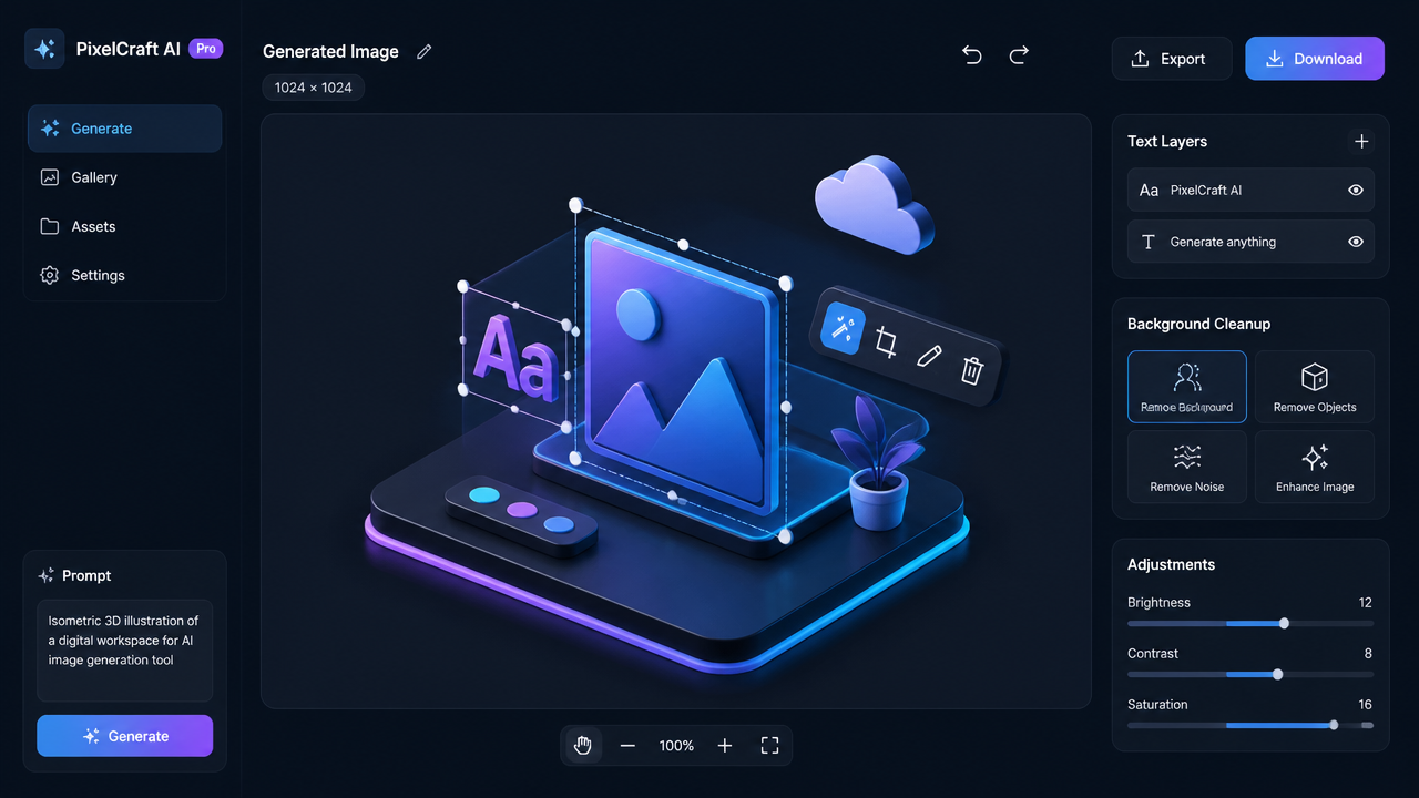 Generate and refine