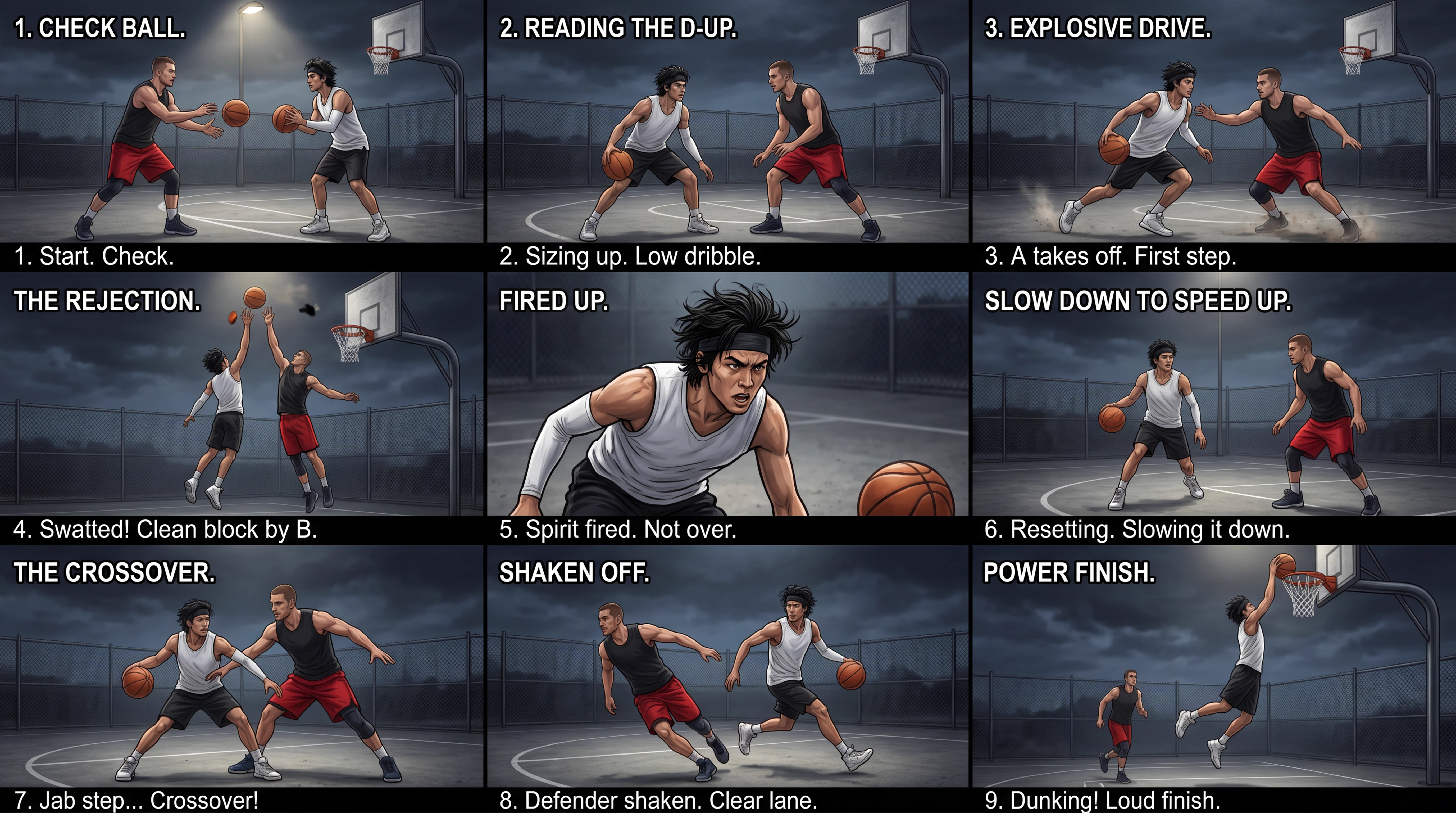 Film storyboards