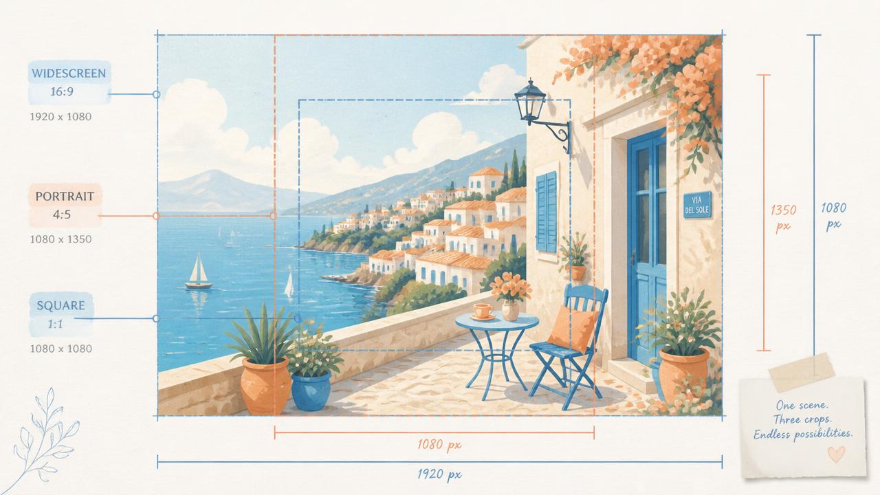 Set the frame and instructions