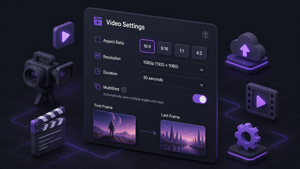 Choose controls and format