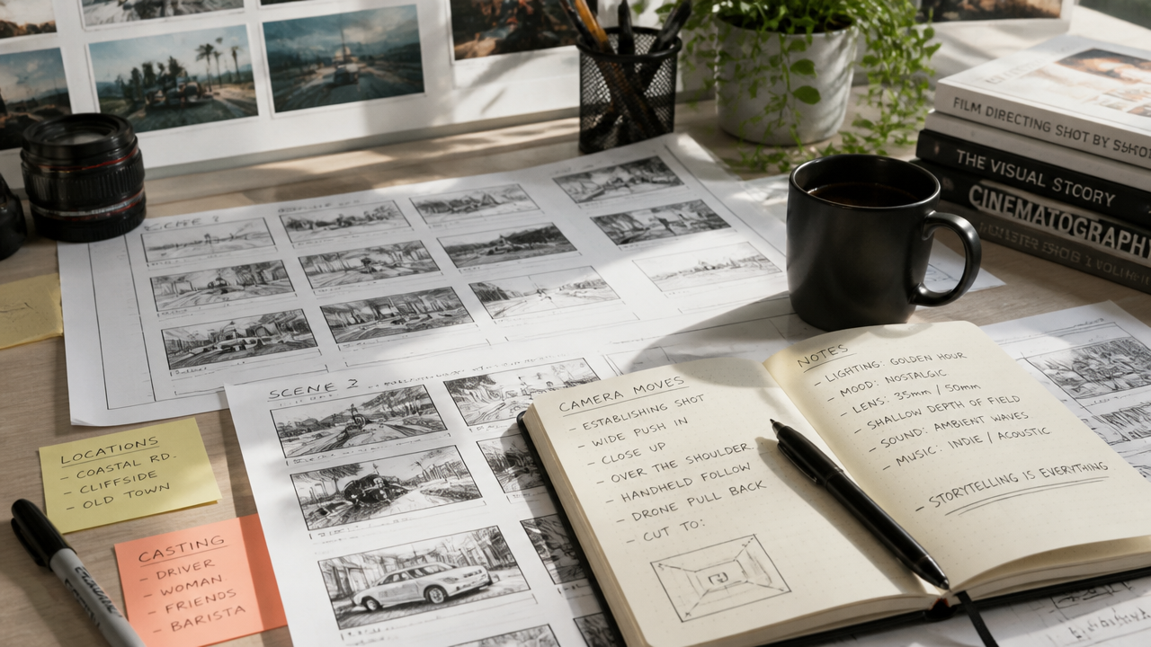 Write the scene brief