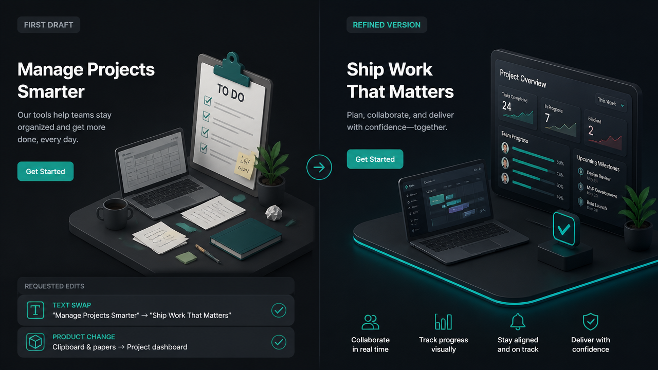 Generate and refine