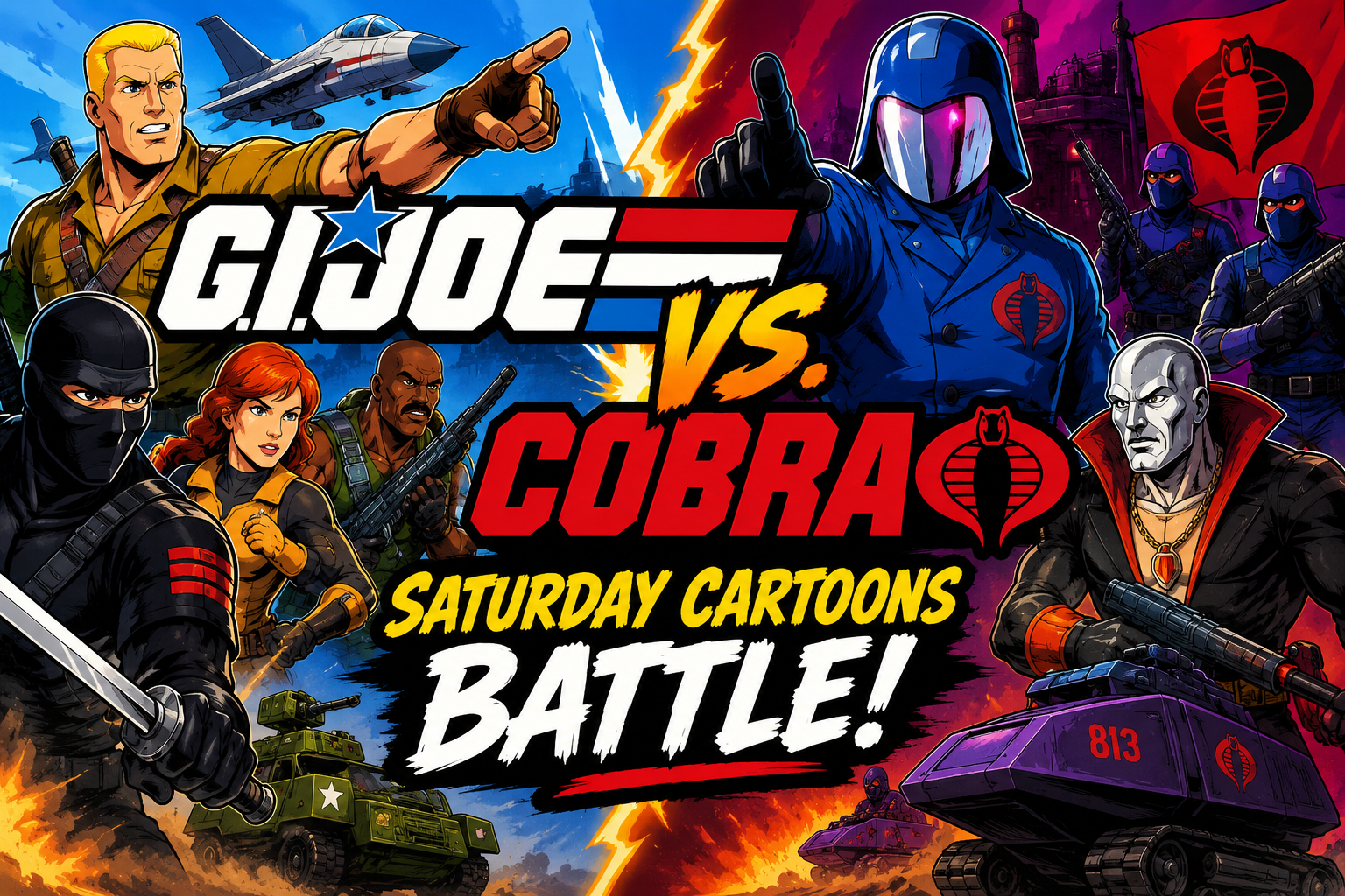 G.I. JOE VS. COBRA - Saturday Cartoons Battles