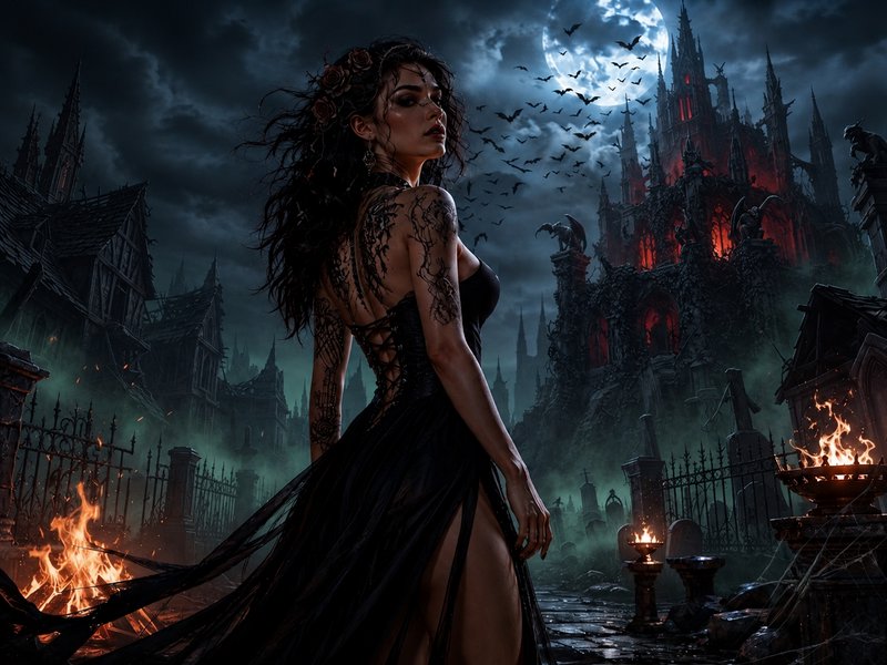 Queens of the Gothic Realm

A dark, at