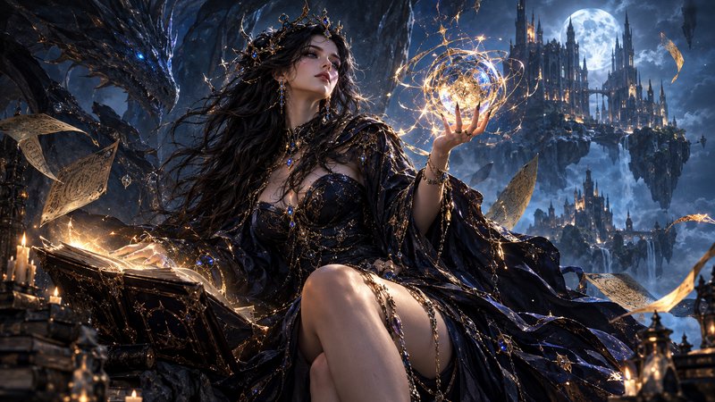 The Sorceress of the Forgotten Realm 🌙�