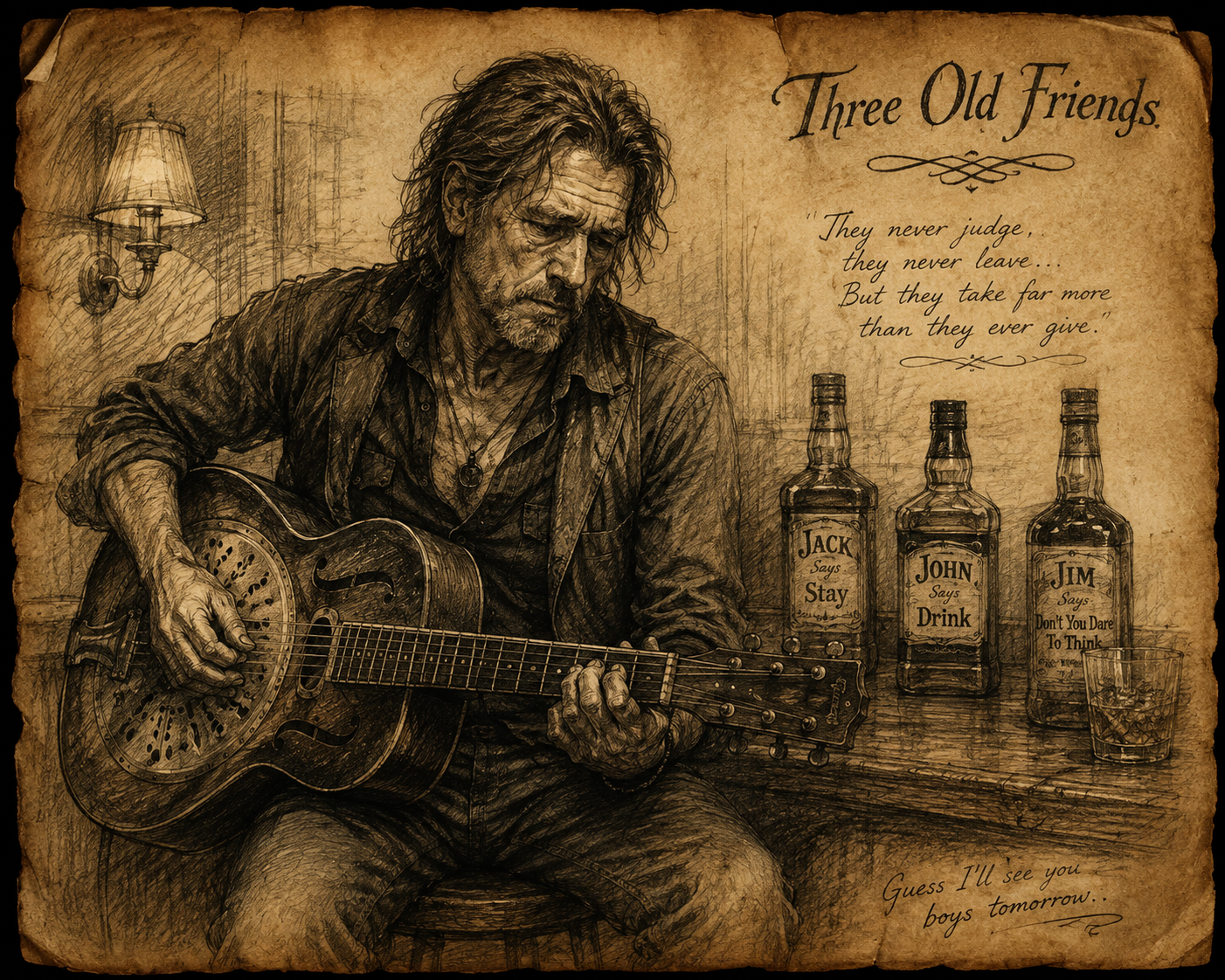 Three old friends