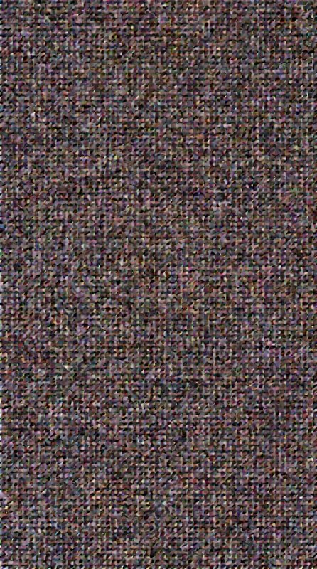 Macro close-up of heathered dark woven tweed fabric showing its tight textured weave.