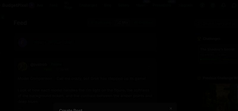 Extremely dark, fully obscured illegible screenshot of a website interface, all content hidden by...