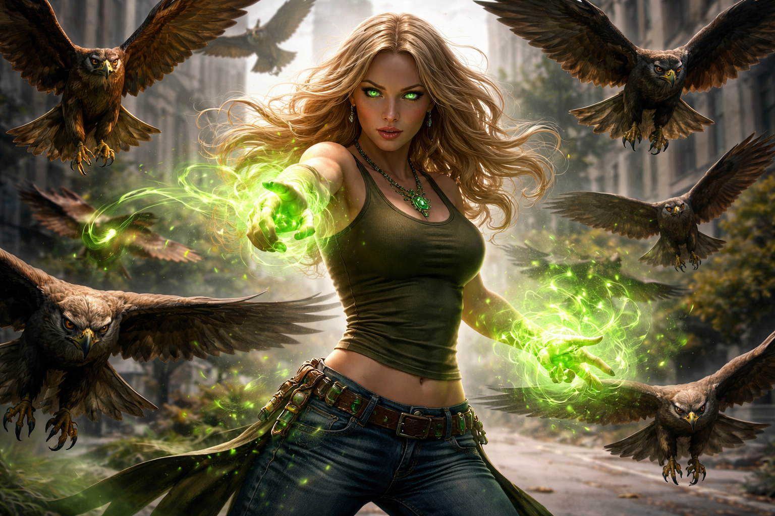 A high-detail fantasy digital artwork featuring a | TheBard on BudgetPixel