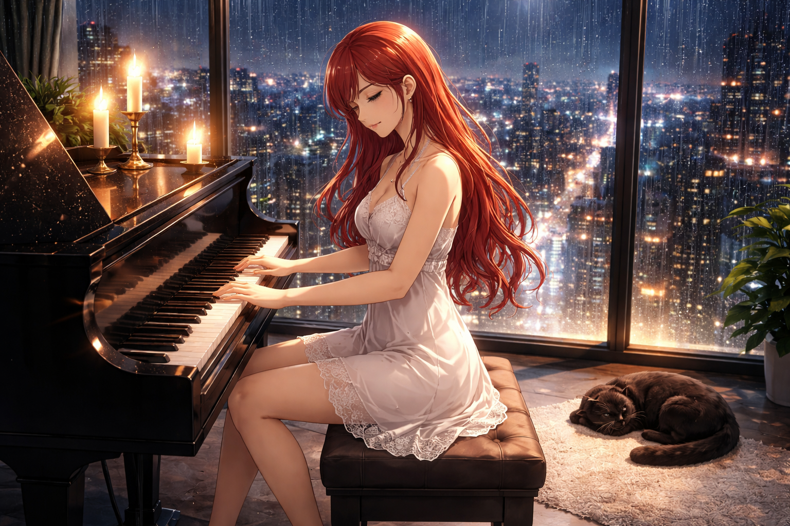 Another relaxing Piano and Rain song