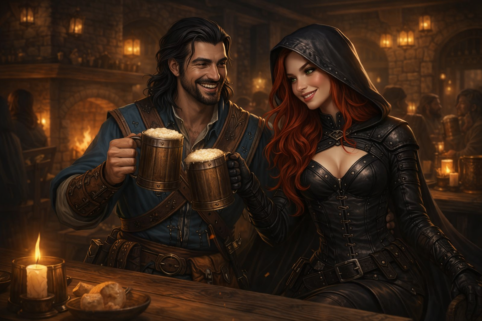 In the tavern