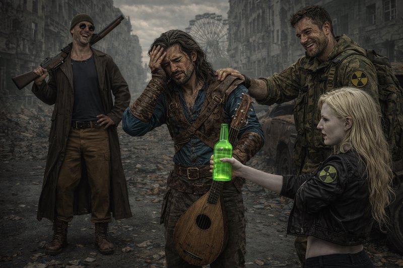 A gritty post-apocalyptic film still shows survivo | TheBard on ...