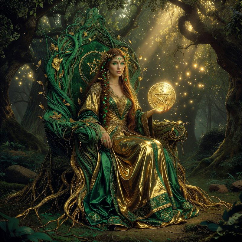 Today's theme is the Queens of Tarot.  T