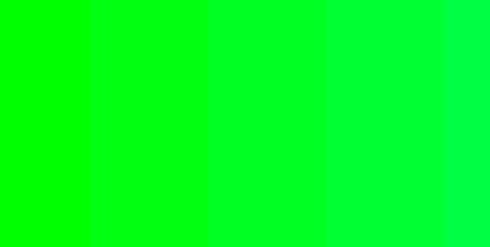 Full frame seamless vertical gradient of saturated bright neon lime green, plain solid background.