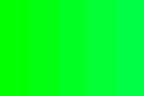 Seamless vertical gradient bright lime green chroma key solid background