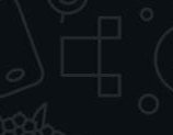 Close-up of faint outlined plus cross icon, partial circuit board blueprint linework on dark char...