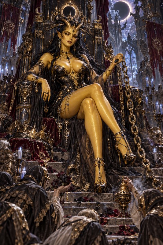 👑 NYXARA — THE GOLDEN EMPRESS OF MADNES