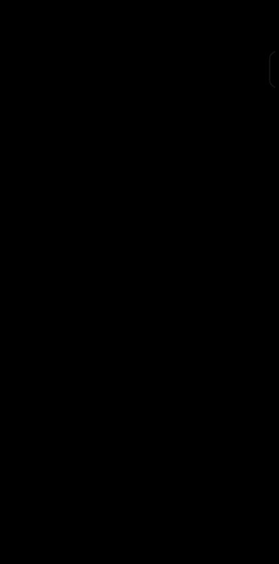 Mostly solid black blank frame with a faint thin curved line on the right edge