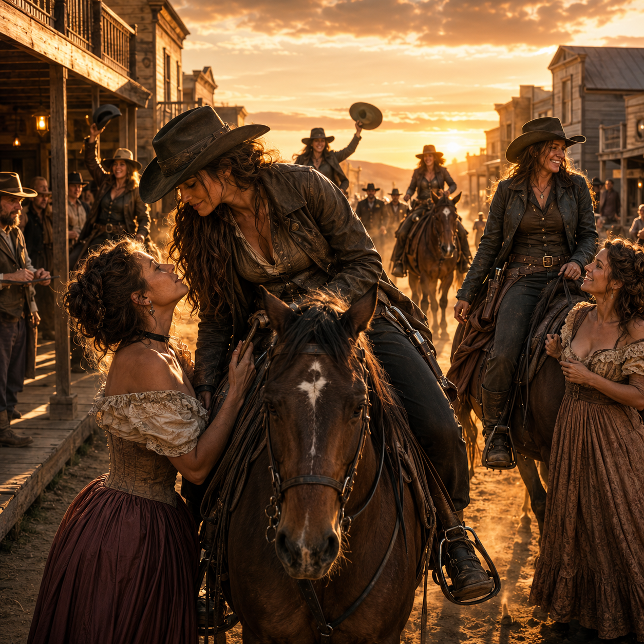 When the Outlaw Women Rode In