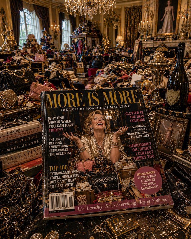 A chaotic, cluttered room piled with stacks of mag | germancowboy on ...