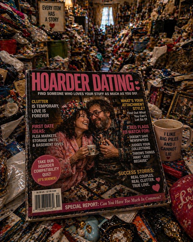 A chaotic, cluttered room piled with stacks of mag | germancowboy on ...