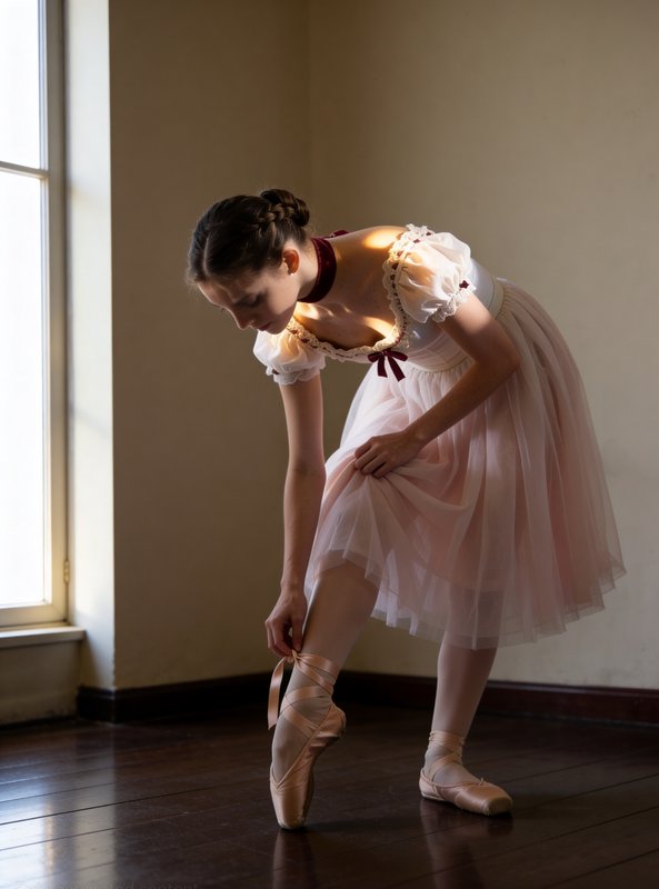 **Dancer Resting**

Inspired by the pa