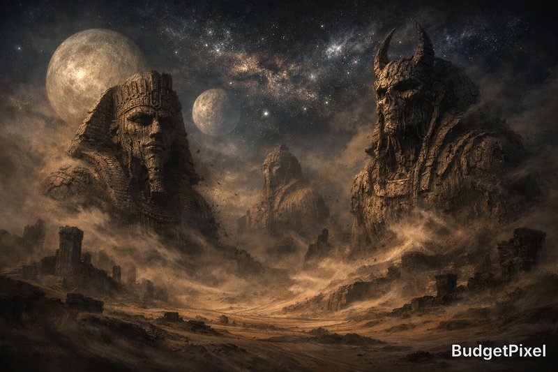 The Ancient Gods Awaken
A) Gods of Sand