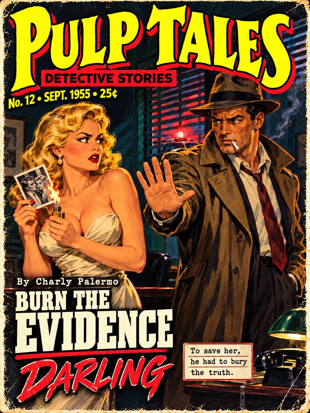 Vintage 1955 Pulp Tales adventure magazine cover of an explorer… — AI ...