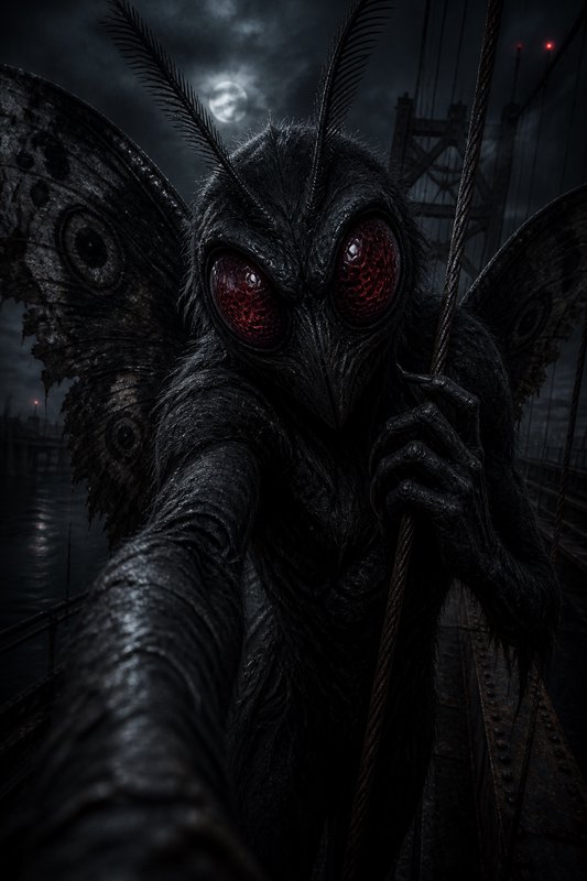Metamorphosis 6

1. The Mothman
2. Th