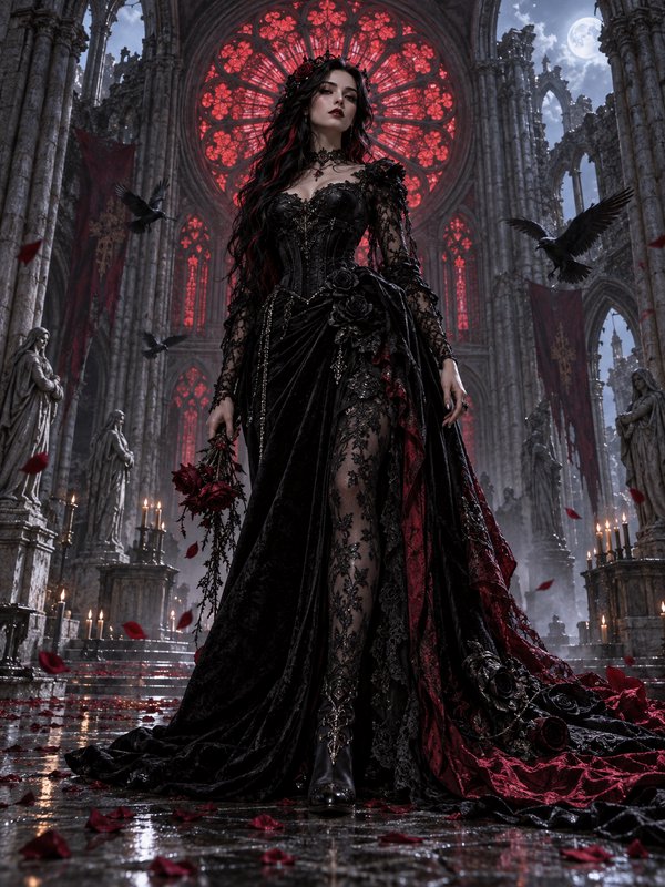 Gothic Beauty

1. The Widow of the Ros